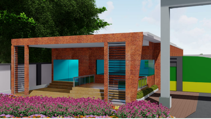 Construction of MSEZ Pass Counter Building at MSEZ Kalavaru, Bajpe Mangalore